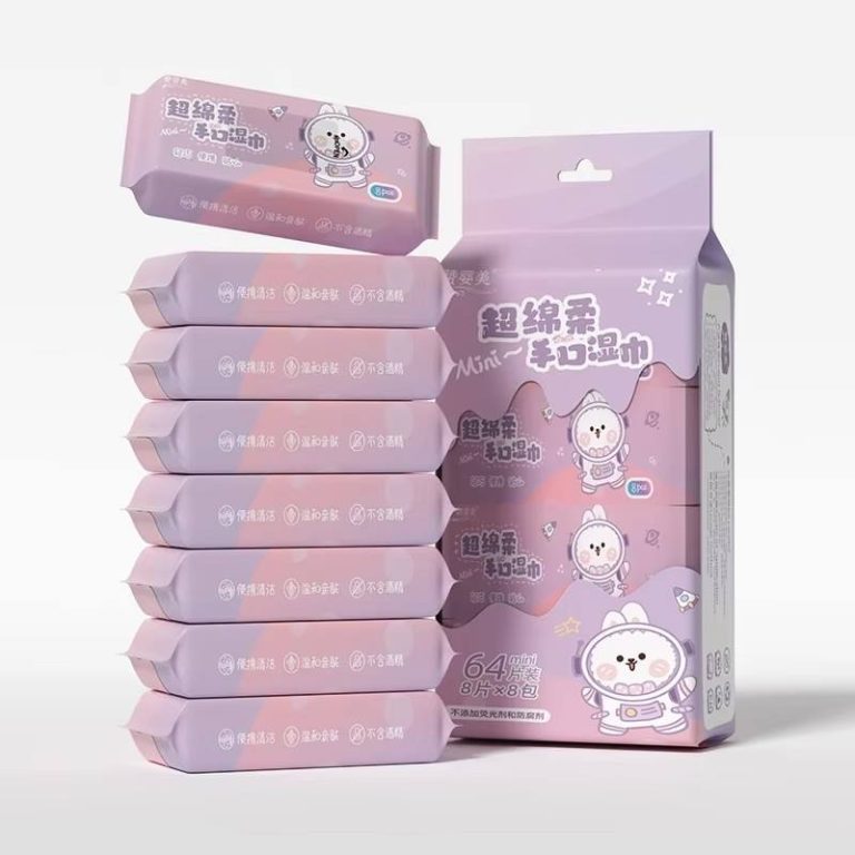2026 BEST Baby Mini Wet Wipes Eco-Friendly 8-Pack Travel Pocket Size